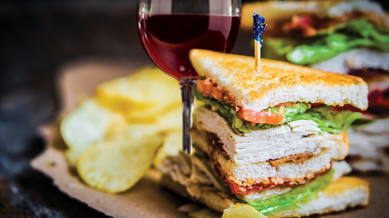 Sandwich & Wine_The Cafe Flat